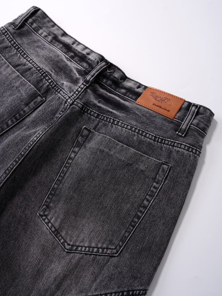 DCRB Baggy Denim Jeans - Black/Grey - Image 14