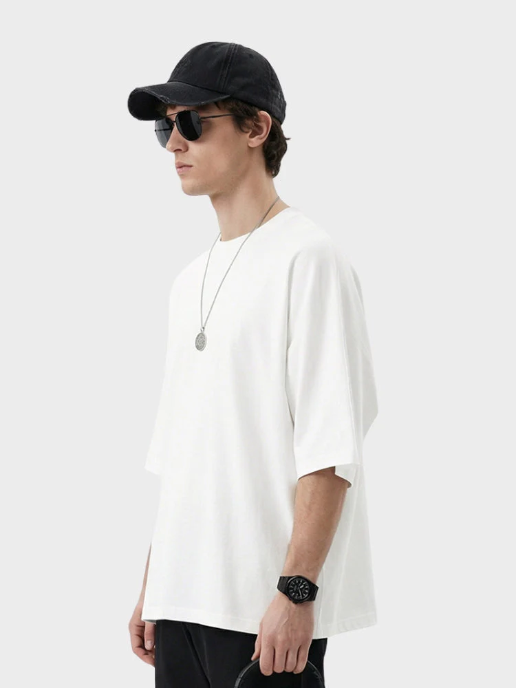 DCRB Boxy Bat Sleeve 270 GSM Tee - Image 9