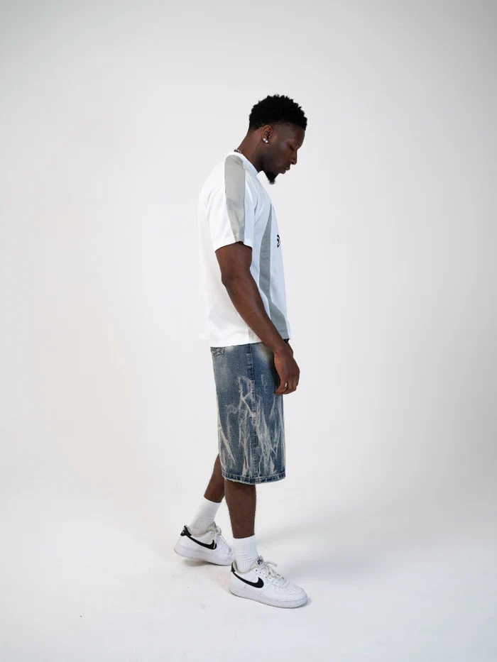 DCRB Distressed Denim Jorts - Image 5