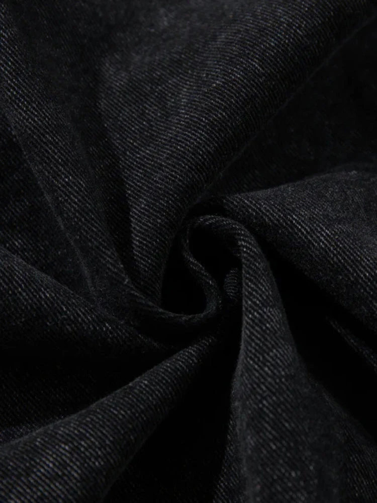 DCRB Toggle Front Washed Denim Hoodie - Image 5