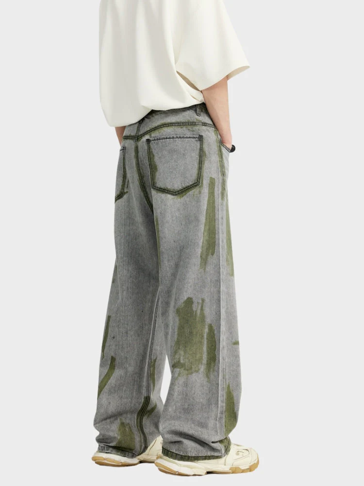 DCRB Wide Leg Contrasting Denim - Image 2