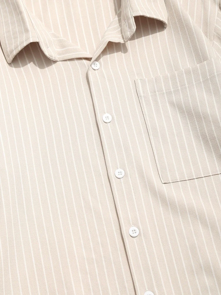 Vertical Striped Blouse - Image 3